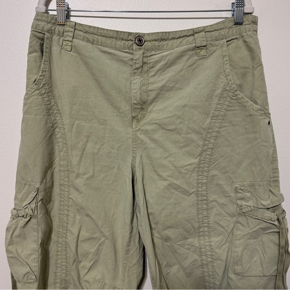 Anthropologie Tactical Utility Cargo Pants Green Size 32 Women’s Jogger - Picture 4 of 9